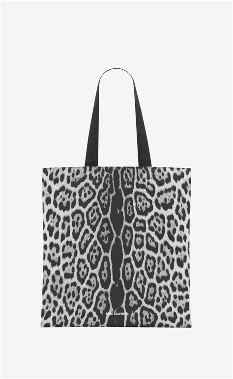 ysl leopard totebag|ysl cheetah bag.